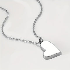Pet Cremation Urn Jewelry Stainless Steel Keepsake Necklace for Ashes