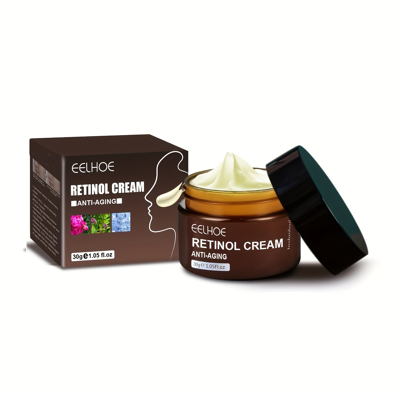 Retinol Cream For Face Dry Skin Moisturizer With Vitamin C