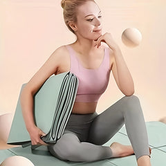 Foldable TPE Non-slip Yoga Mat - Double Sided Fitness Mat