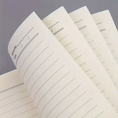 1pc A4 Faux Leather Notebook Large Meeting Notebook Thick Diary and Planner