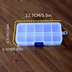 Jewelry Storage Box 10 Grids Plastic Storage Box