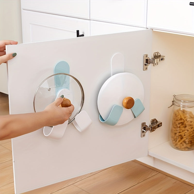 Rotary Storage Rack Pot Lid Holder Pots And Pans Organizer