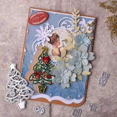 1pc Christmas Tree Metal Cutting Die for Scrapbooking Card Making Stencil
