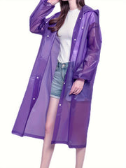 Reusable Rain Ponchos for Adults Waterproof Raincoats Women Stay Dry