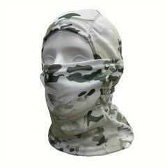 Camo Balaclava Hooded Face Mask in Khaki/CP