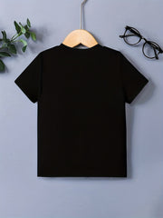 Kids 3D Print Skull Graphic Halloween Tee