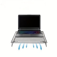 Barbecue Grill Laptop Stand Cooling Rack Desktop Holder Flat 43 18 Cm