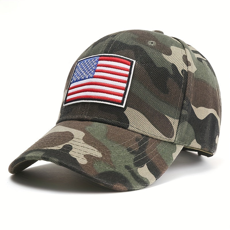 American Flag Baseball Cap For Adult