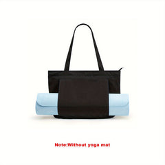 Yoga Bag for Women with Mat Carrier Canvas Tote - Pilates Gym