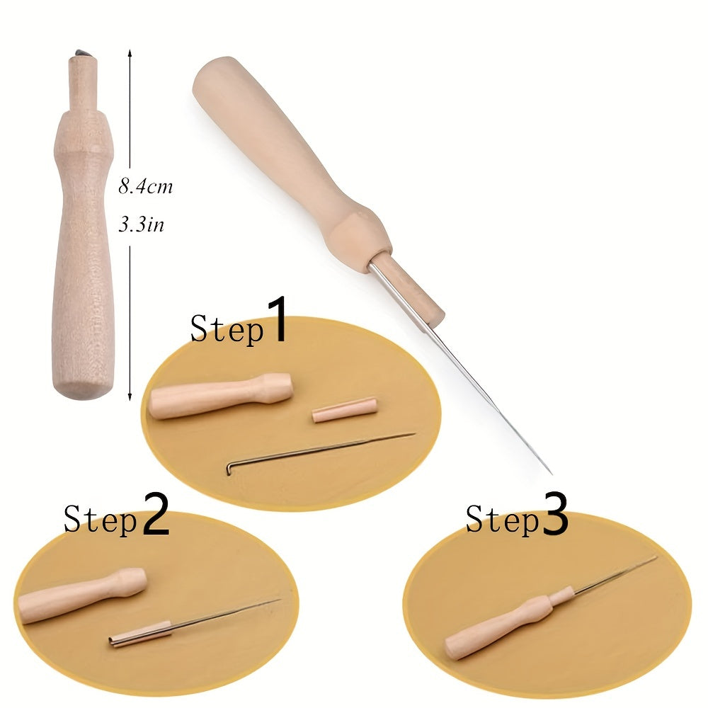 Needle Felting Kit 42 Colors Wool Roving Set with Tools