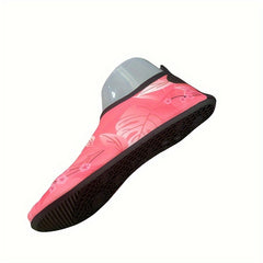 Leaf Graphic Sporty Water Shoes Quick drying Lightweight Beach Barefoot Shoes