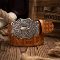 Men's Western-Style Casual PU Leather Belt