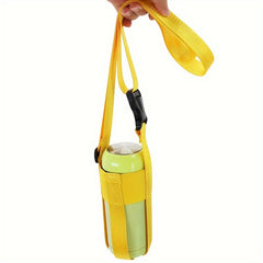 Water Bottle Pouch With Shoulder Strap for Outdoor Activities