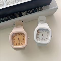 Square Waterproof Sporty Couple Electronic Watch