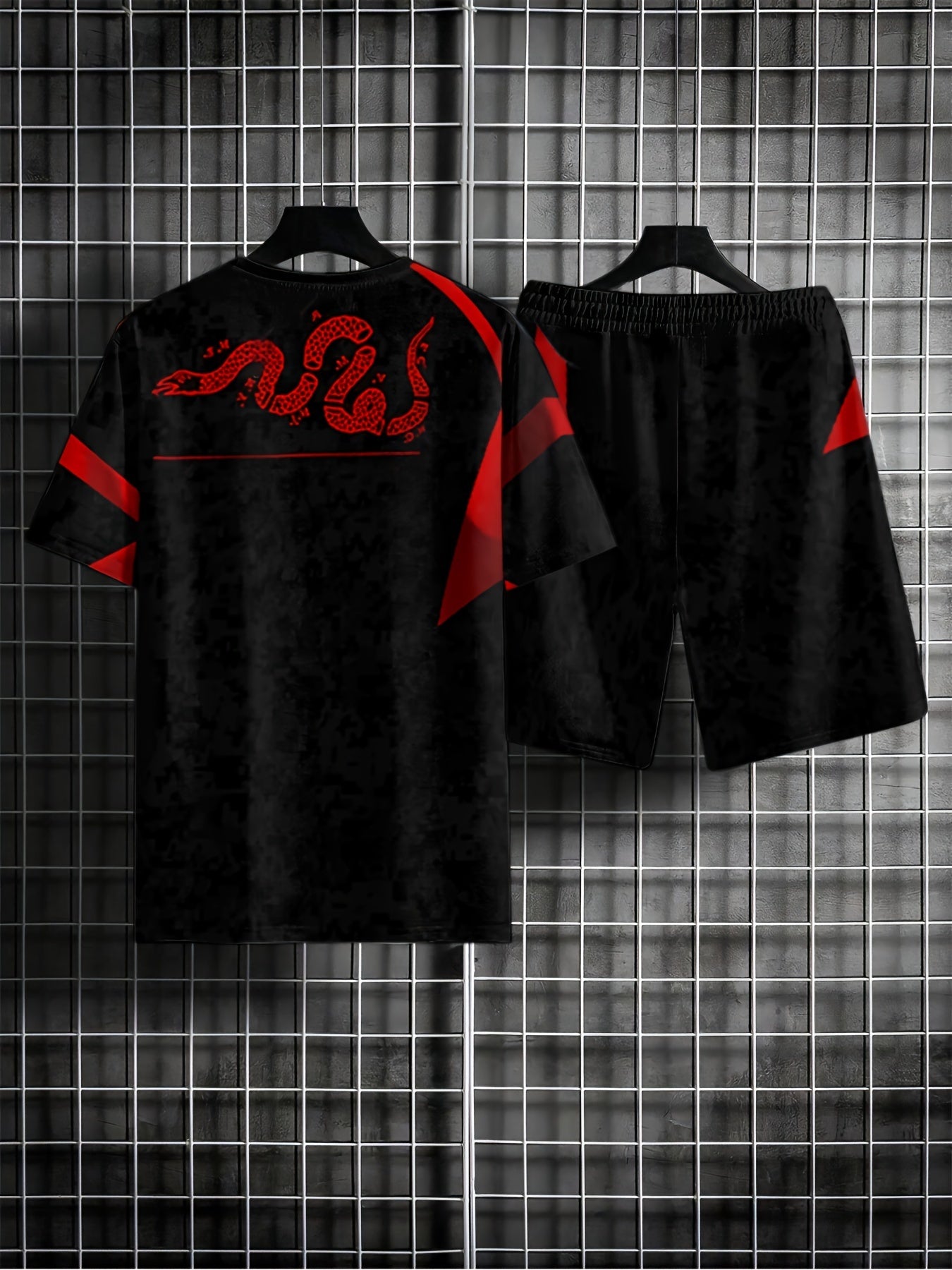 Men's 2 Piece Comfy T-shirt & Shorts Set for Summer