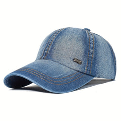 Plain Cotton Washed Print Adjustable Baseball Cap for Outdoor Sport