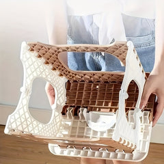 Thickened Plastic Folding Stool for Camping - Lightweight & Durable Chair