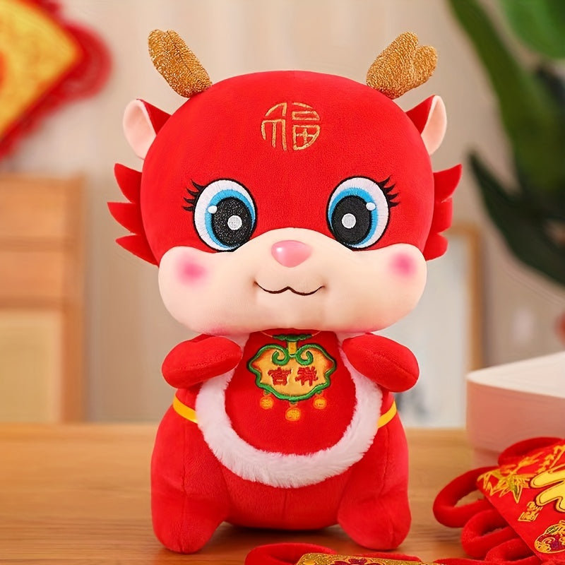 Dragon Plush Doll Room Decor Christmas Year's Gift
