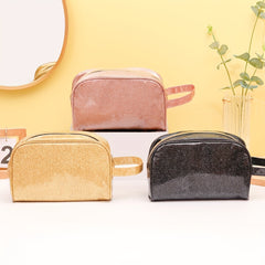 Glitter Detail Makeup Bag Waterproof Organizer