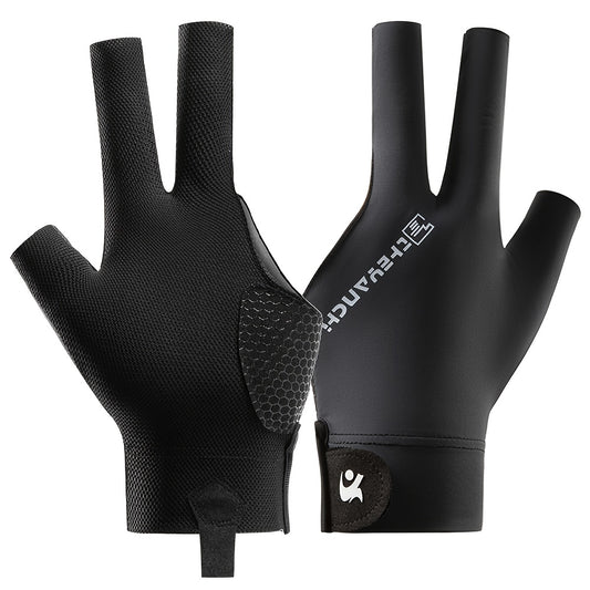 1pc Left Hand Billiard Glove Light & Breathable Three-finger Snooker Non-slip