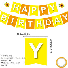 Sunflowers Party Supplies Tableware Balloons Decor