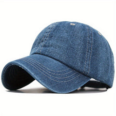 Men's Denim Baseball Cap Jeans Snapback Cap Casquette Plain Bone Hat Gorras