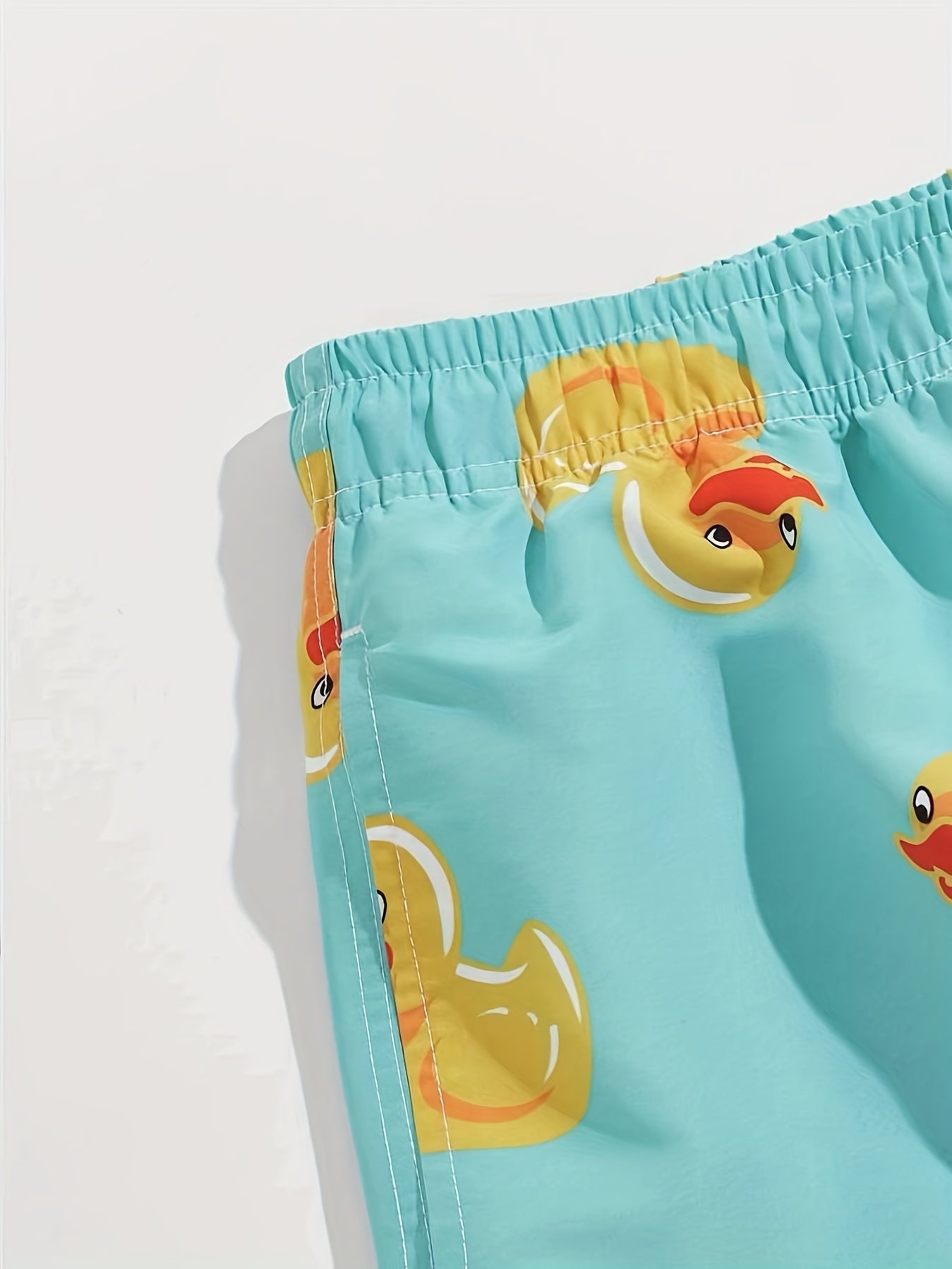 Men's Duck Graphic Swim Trunks Drawstring Swimwear
