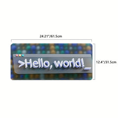 Letter Tag Pattern Mouse Pad Desktop Accessories