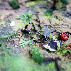 12pcs Mini Insect Animal Model Set Realistic Insects Figures Toys