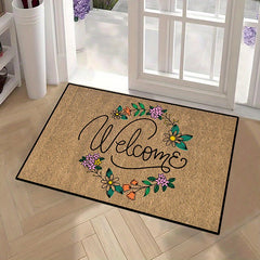 Welcome Mat Front Door Outdoor Entrance Non-slip Mat