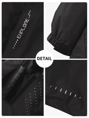 Women's Warm Fleece Lining Sports Jacket Hooded Windproof