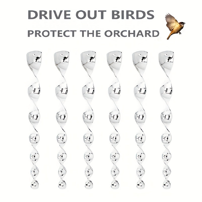 Bird Repellent Hanging Spiral Ornamental Deterrent - 5pcs