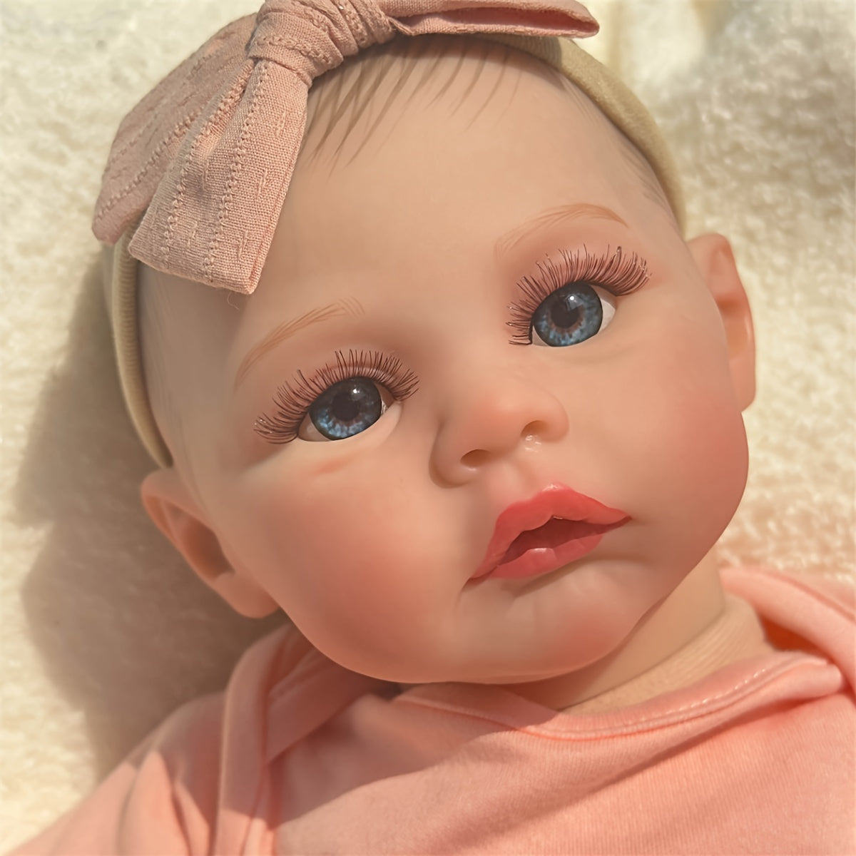 1pc Icradle 45 Youngsters Doll Soft Cloth Body 3D Skin with Visible Veins