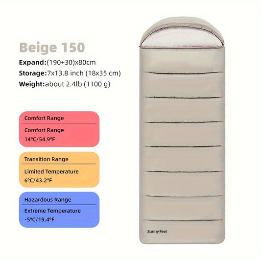 Lightweight Waterproof Camping Sleeping Bag for Men & Women