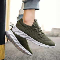 Men's Breathable Comfort Lace Up Casual Shoes Anti skid Sneakers