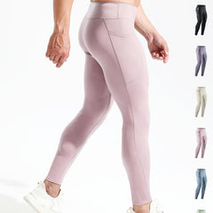 Men's High Waist Compression Legging Breathable Tights Sports Underlay Pants