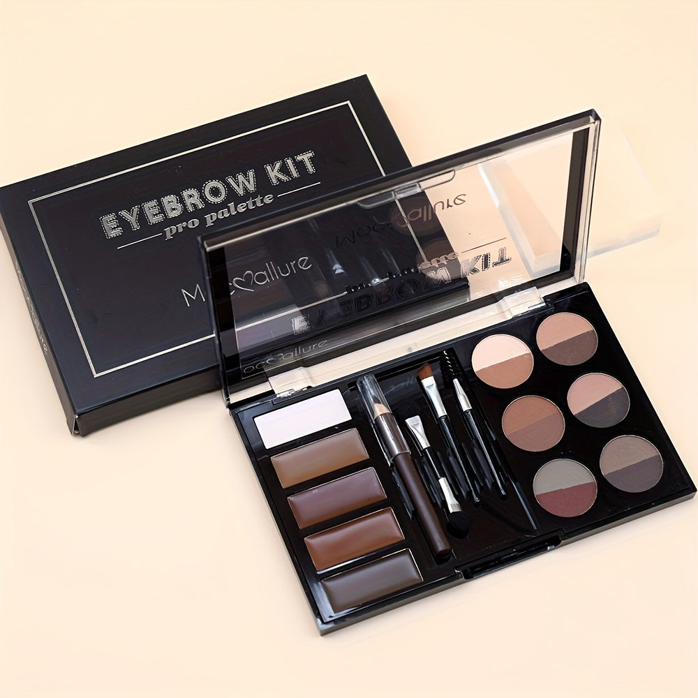 Waterproof Eyebrow Makeup Set Eyebrow Dye Gel Pencil Powder Brushes