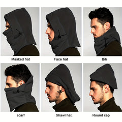 Winter Warm Beanie Hats Men Skull Bandana Neck Warmer Balaclava Face Cap