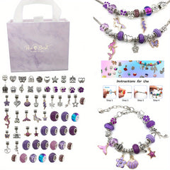 DIY Jewelry Making Kit for Girls - Beaded Bracelet Creative Set