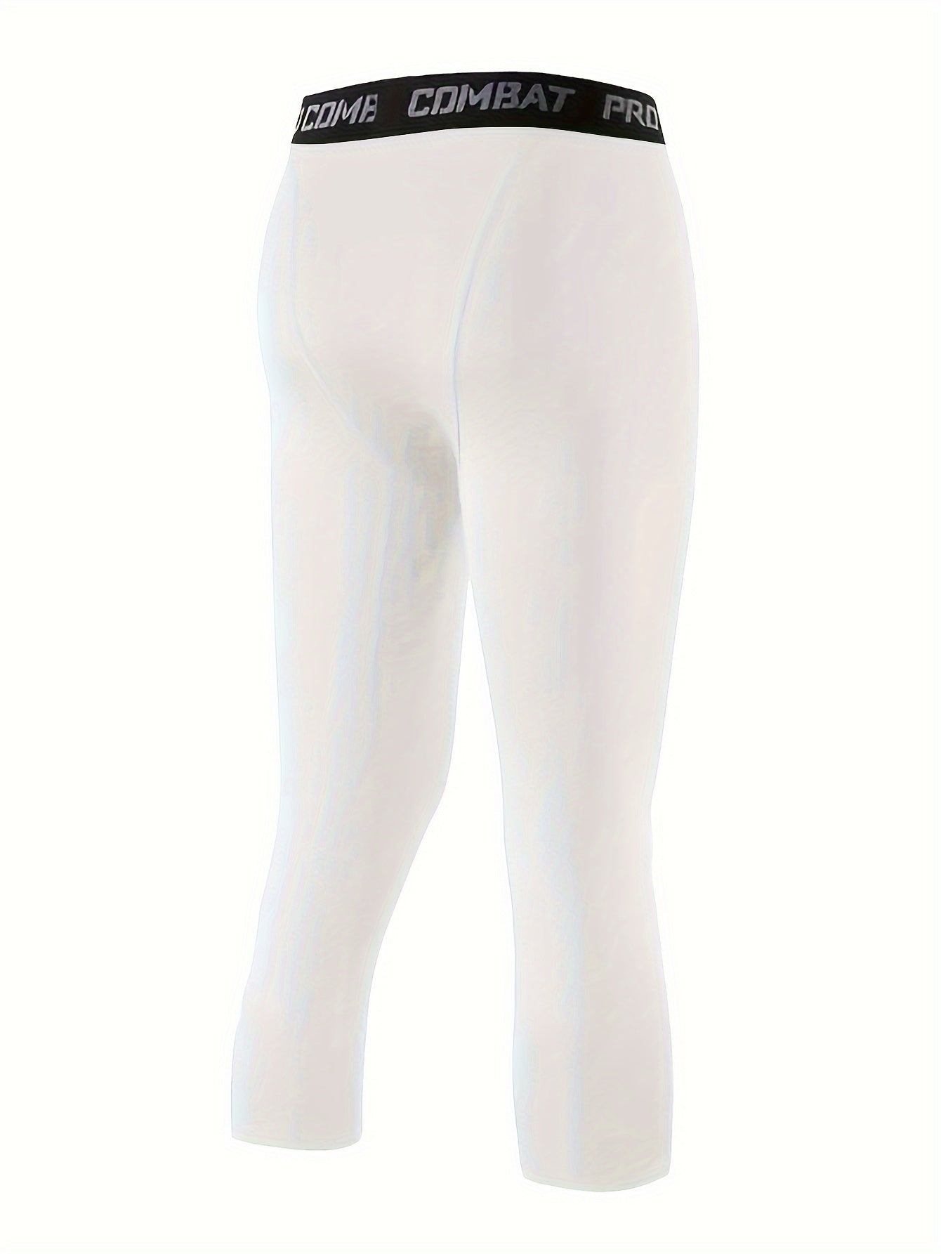 Men's Solid Bottom Leggings Active Quick Drying Sports Pants Set
