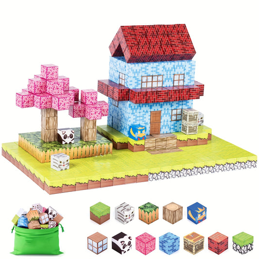 64pc Educational Building Blocks Set for Boys and Girls
