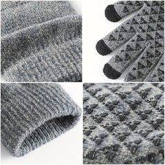 Touch Screen Knitted Gloves Winter Warm Couples Gloves