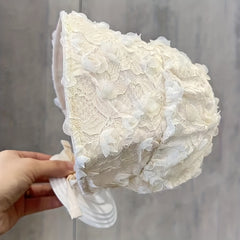 Baby Lace Ear Protection Hat Princess Rose Hat