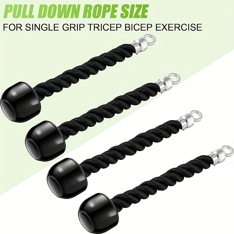 1pc Pull Down Rope Single Grip Tricep And Bicep Exercise Attachment