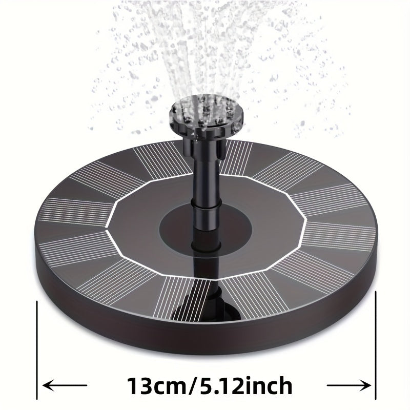 3W Solar Bird Bath Fountains w/8 Nozzles & 4 Rods