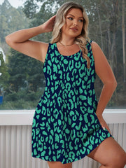 Leopard Print Tank Dress for Women