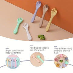 Silicone Baby Feeding Fork for 2 Years Old