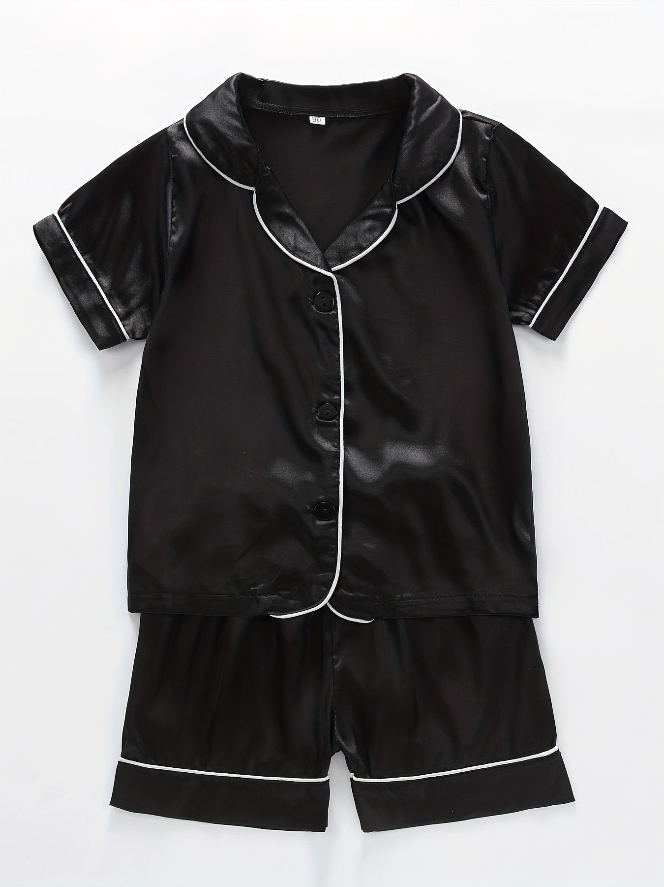 Boys Pajama Set Short Sleeve Tops & Bottoms Cozy Homewear