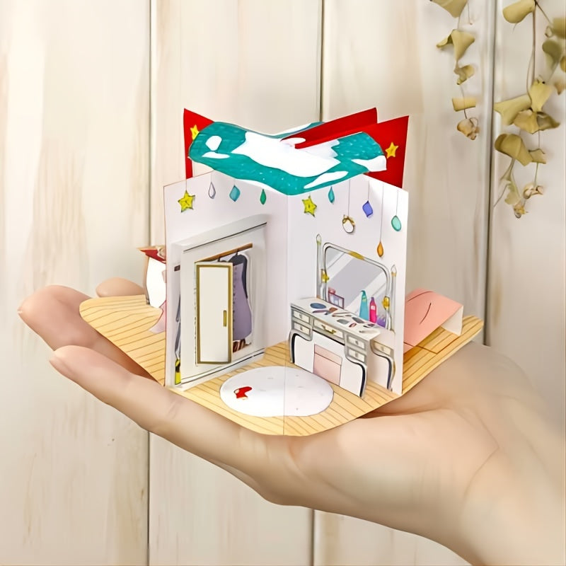 Christmas Pop up Book Greeting Card DIY