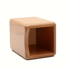Wooden Pen Holder Office Stationery Organizer Desktop Storage Box